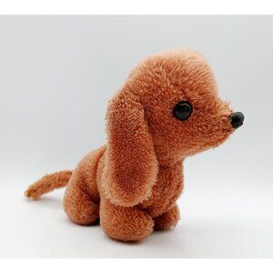 Vintage Dachshund Dotson Doxin Weiner Dog Stuffed Plush Animal 1978 Dakin